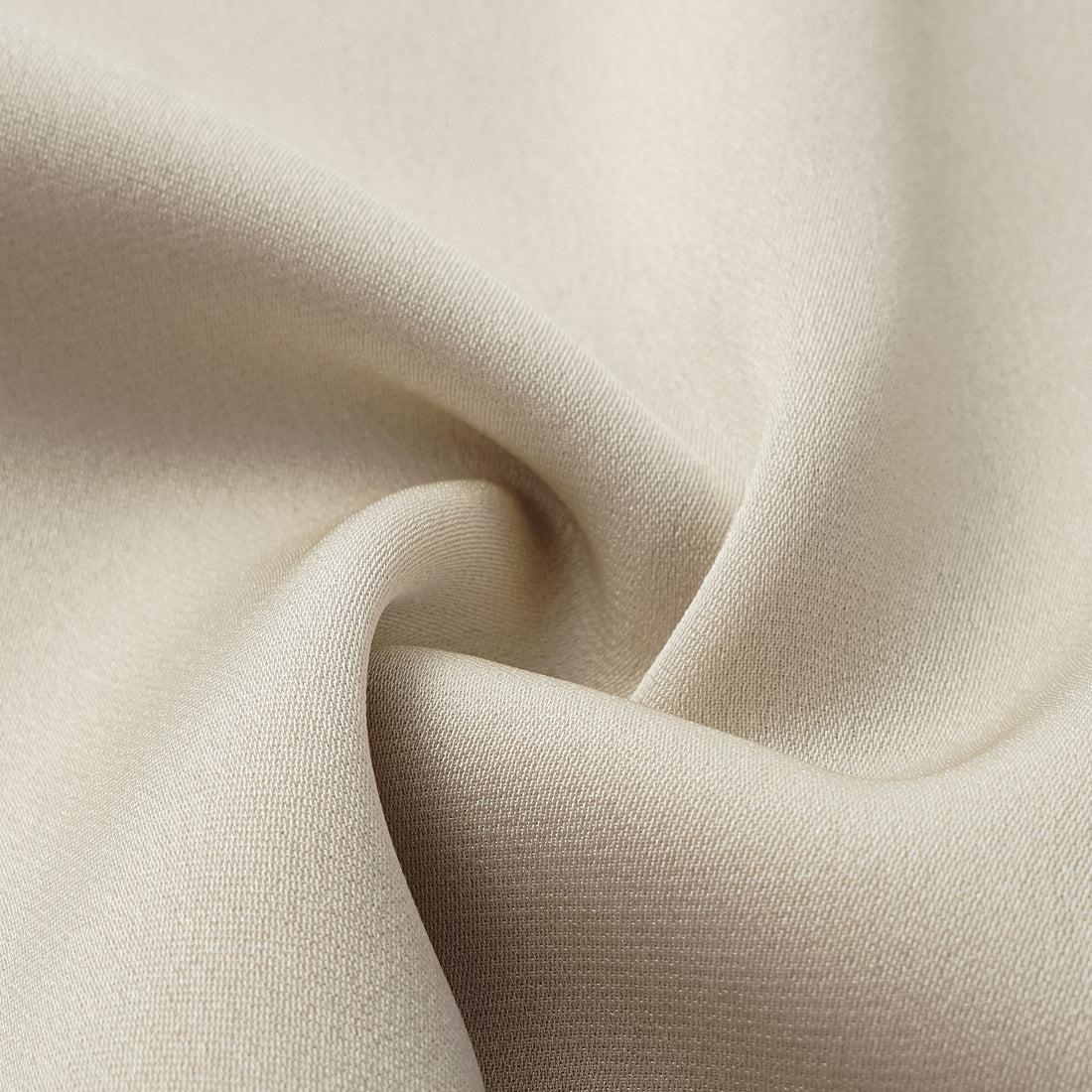 "Autumn" 100% mulberry silk chiffon Chinese style three-quarter sleeve shirt - light matte gold