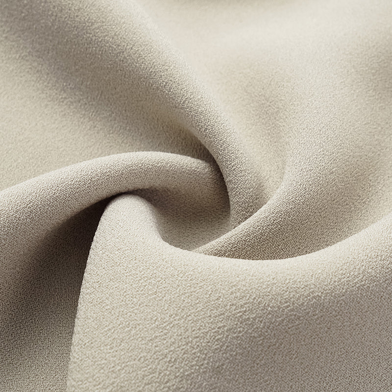 'Daytime Elegance' Textured Acetate Special Cut Pencil Skirt - Off-White