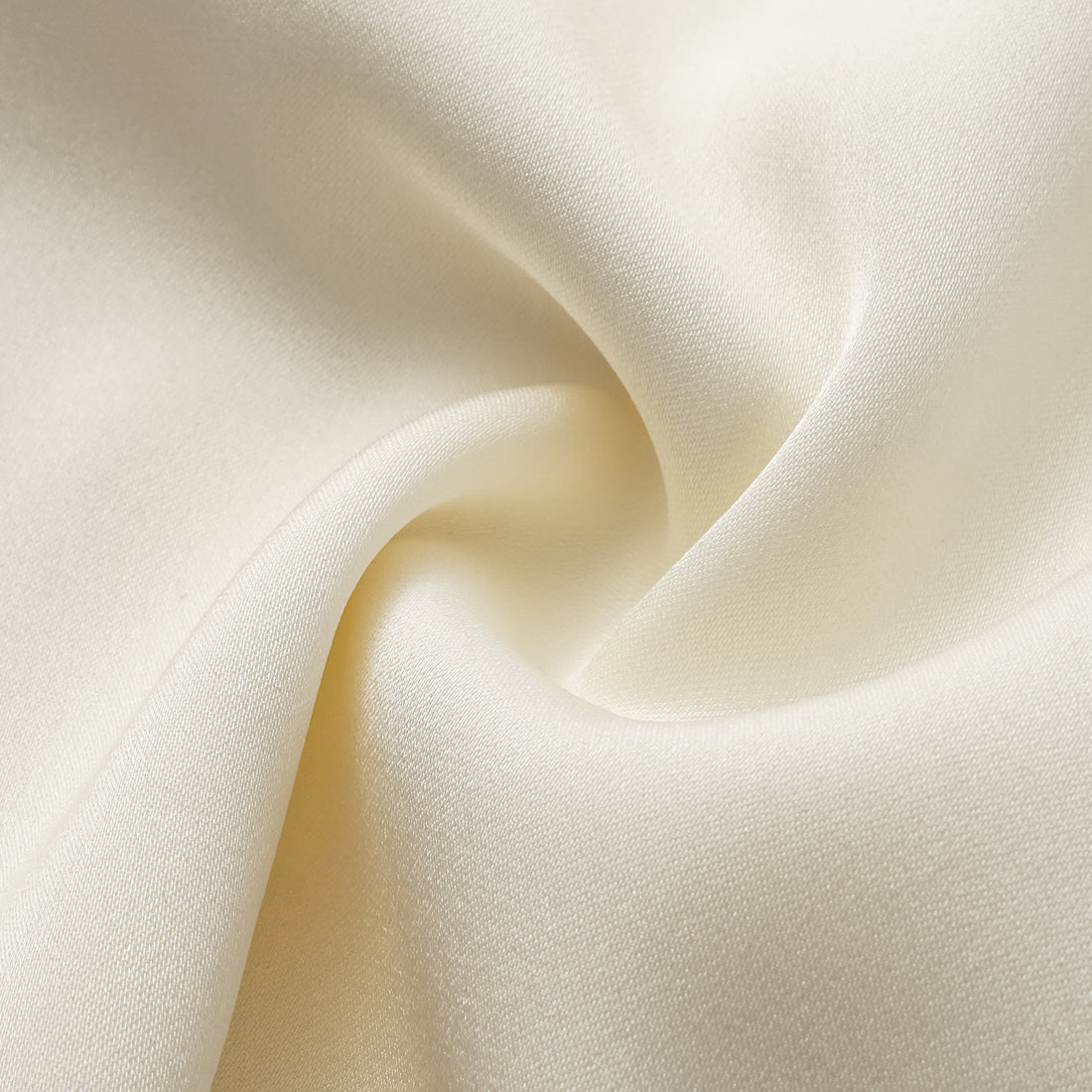 "Autumn" 100% mulberry silk chiffon Chinese style three-quarter sleeve shirt - Morning White