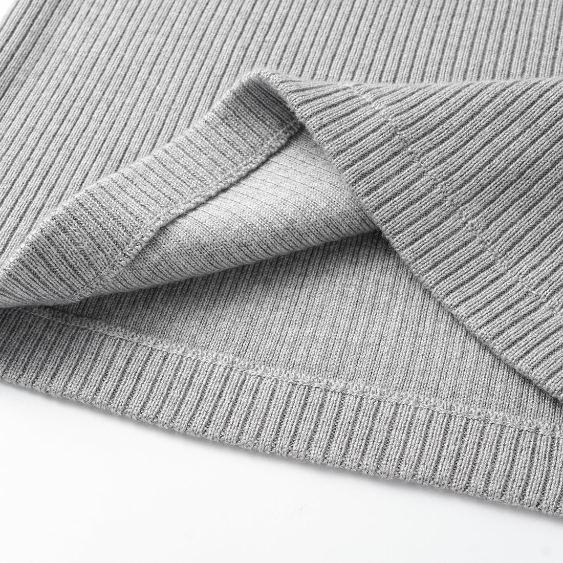 "Spring diary." Silk Cashmere knitted three-dimensional pleated wide-leg pants—Ash