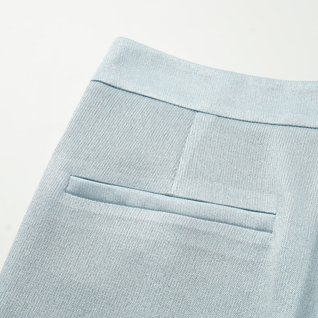 'Easy Go Chic' acetate jersey flared pants - light blue
