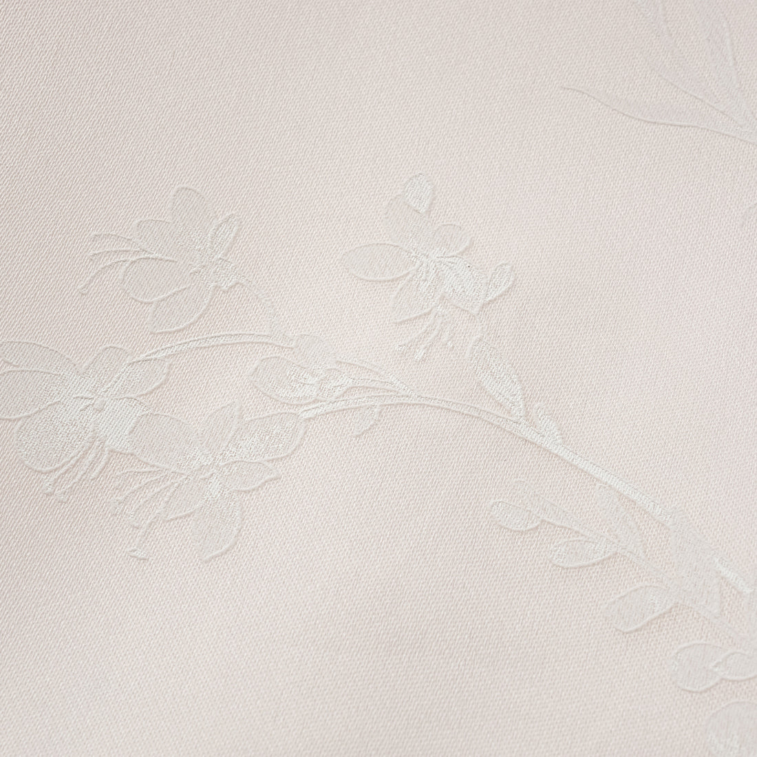 Spring” Italian high-end custom-made silk organza light Chinese style top with painting and printing technology - Frosty Flower Shadow
