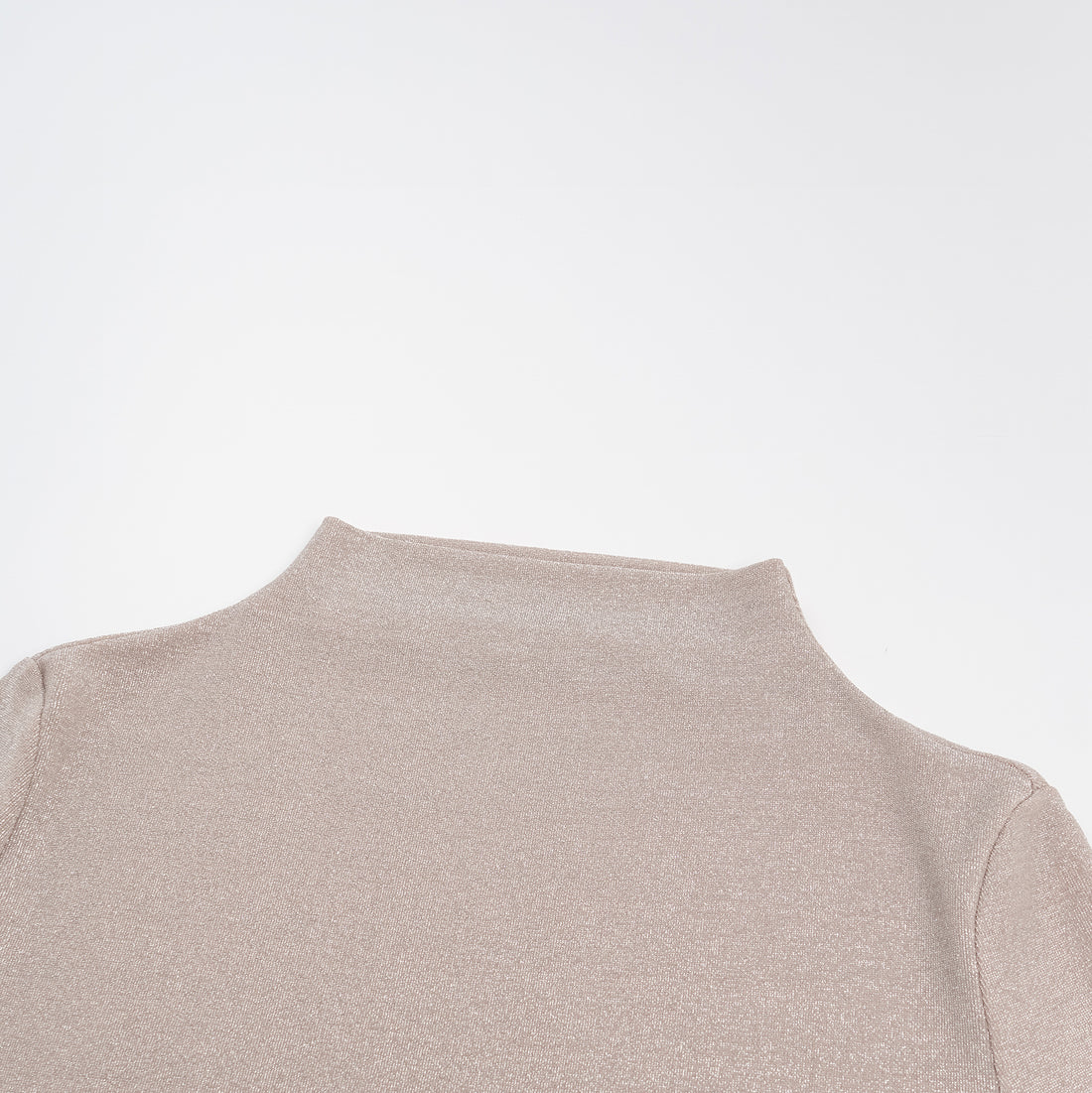 "Easy-go Chic" Silver Weave Stretch Fit Top—Pink