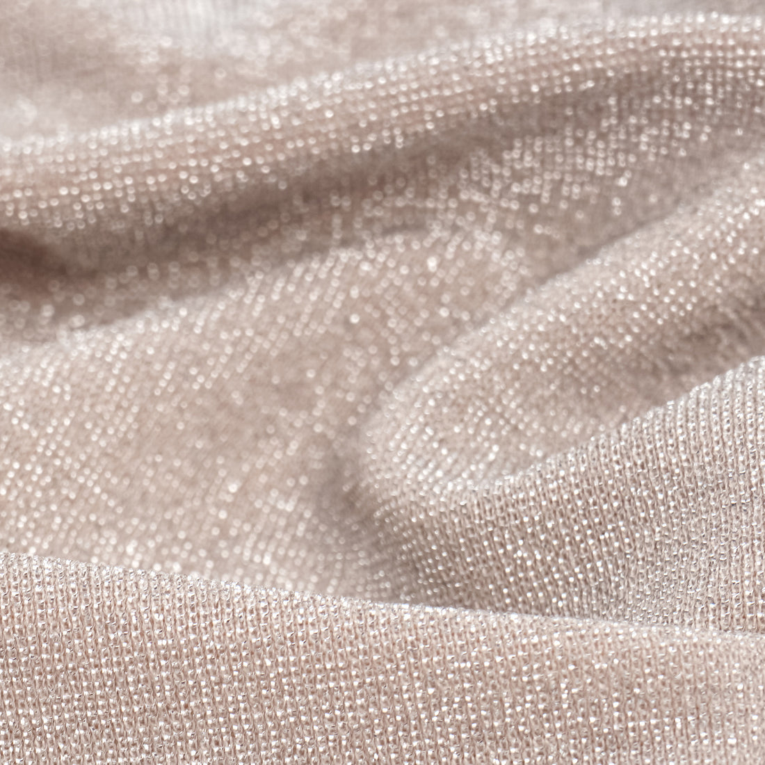 "Easy-go Chic" Silver Weave Stretch Fit Top—Pink