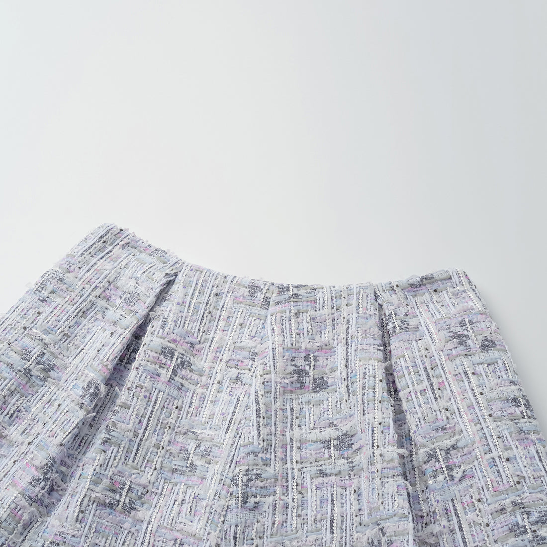 "Arcade of CherJoy Atelier." French Summer Lightweight Tweed Shorts