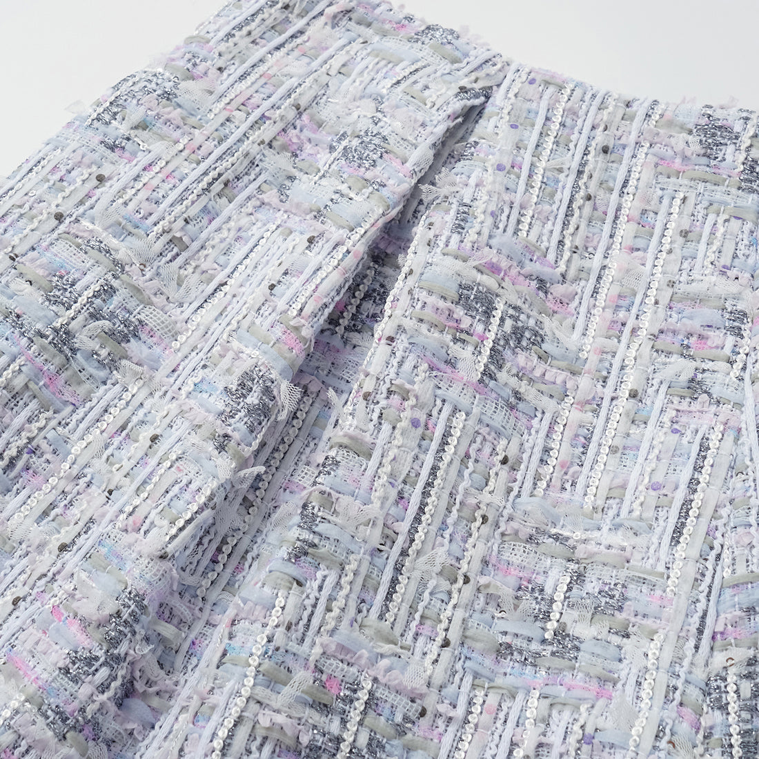"Arcade of CherJoy Atelier." French Summer Lightweight Tweed Shorts