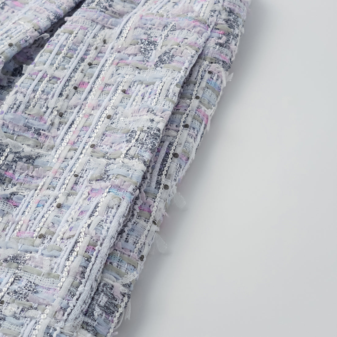 "Arcade of CherJoy Atelier." French Summer Lightweight Tweed Shorts