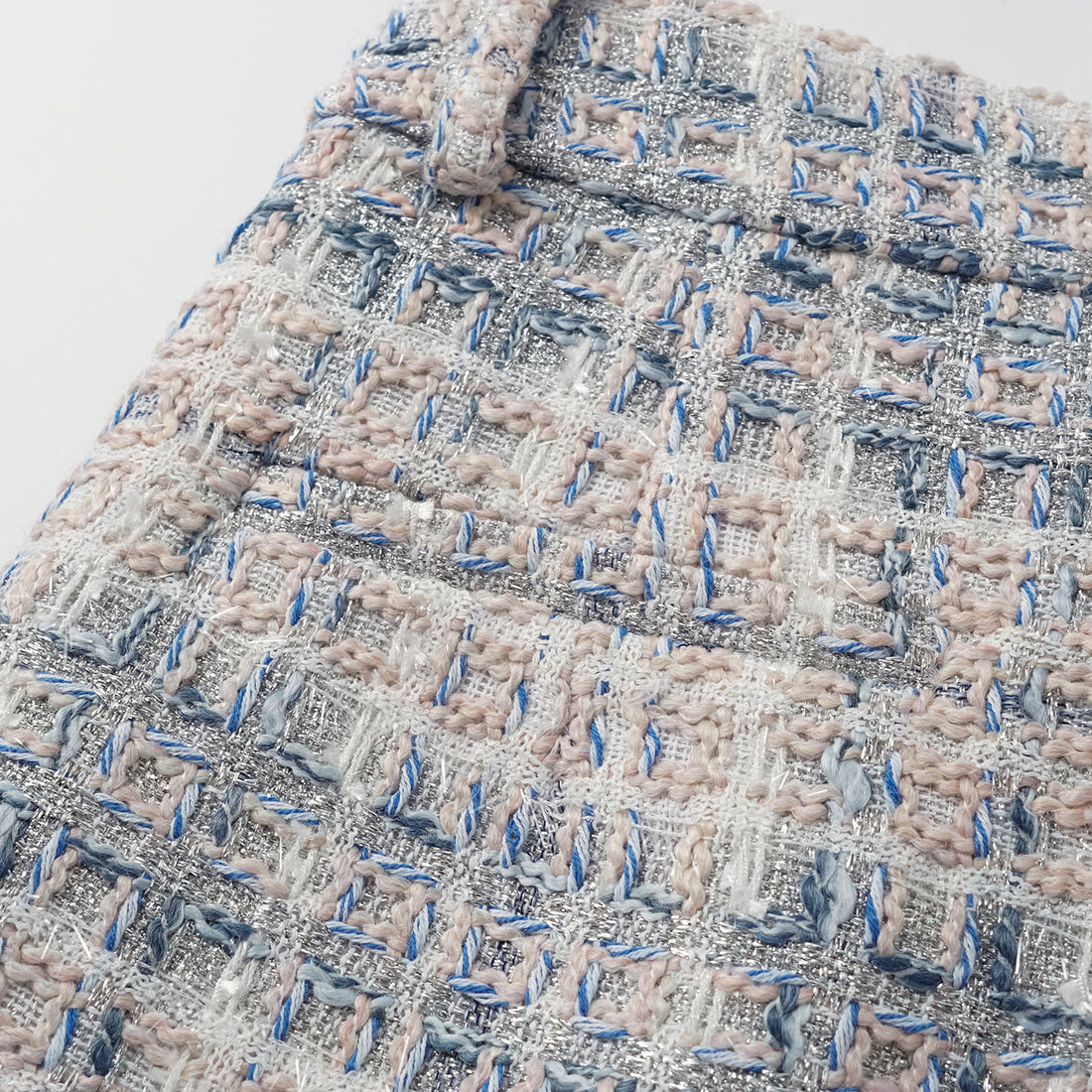 "Westminster Weekdays" Light Tweed Shorts—Blueberry Biscuit