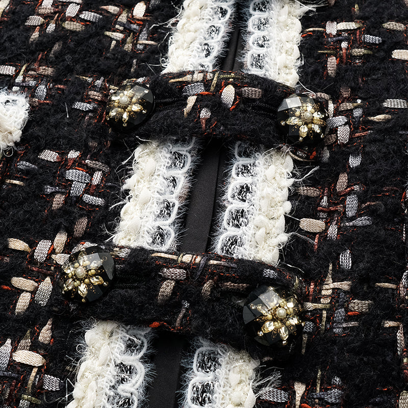 “Best of 2024.” Italian top-grade mohair tweed classic No.4 coat—Starry Night