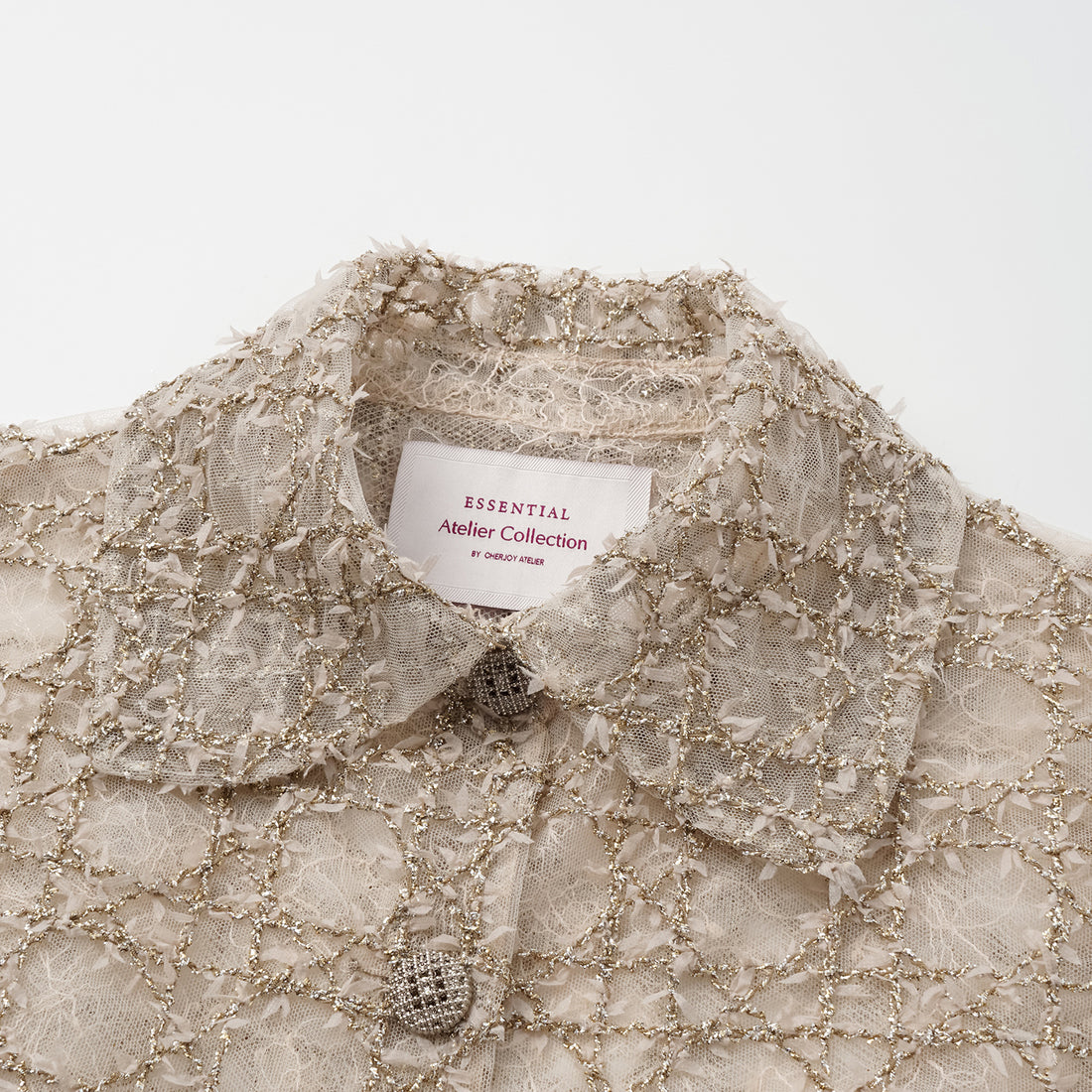 "Weekend at Monaco." Italian lace waist hunting vest