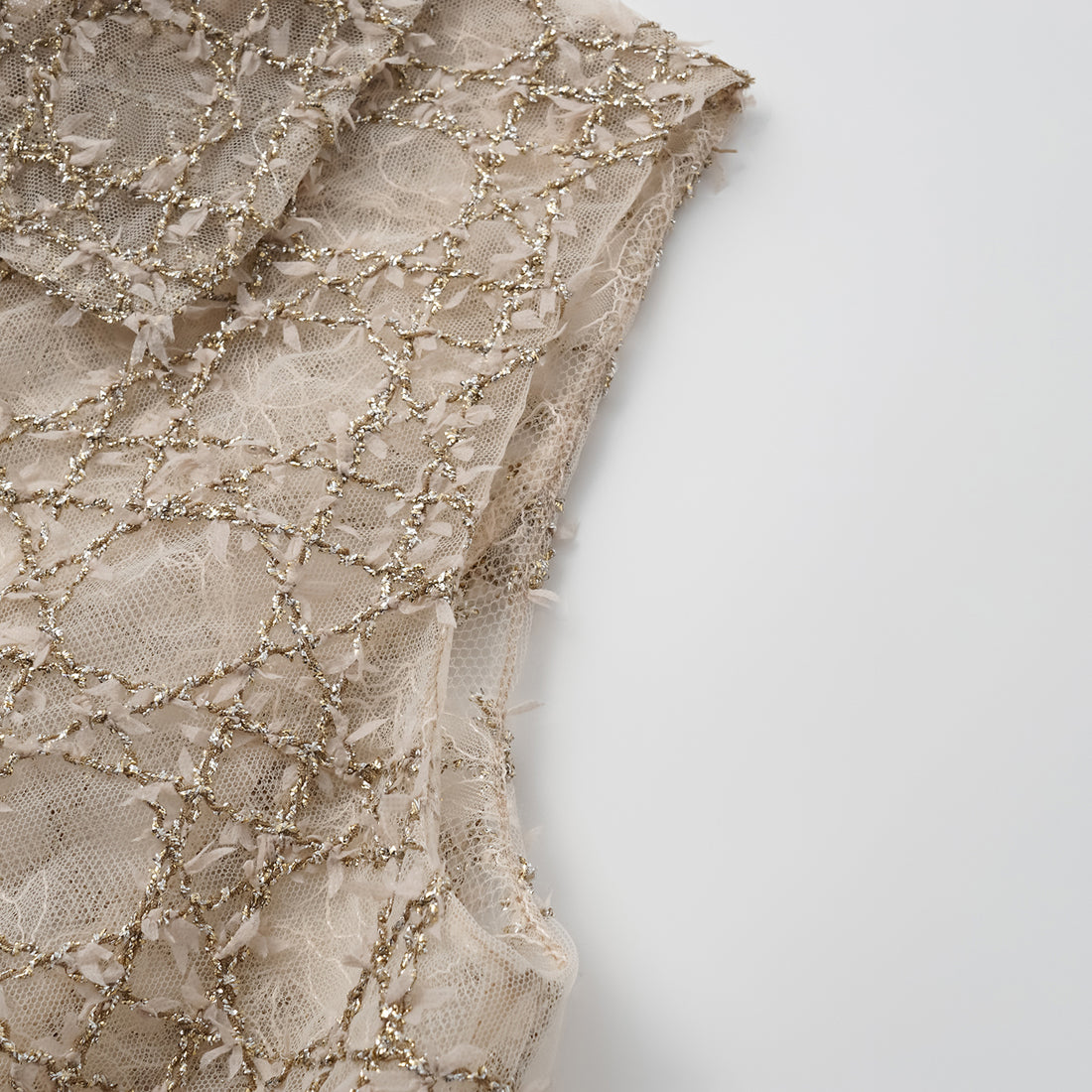"Weekend at Monaco." Italian lace waist hunting vest