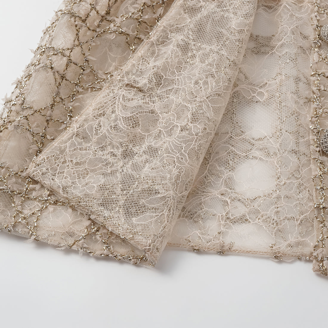 "Weekend at Monaco." Italian lace waist hunting vest