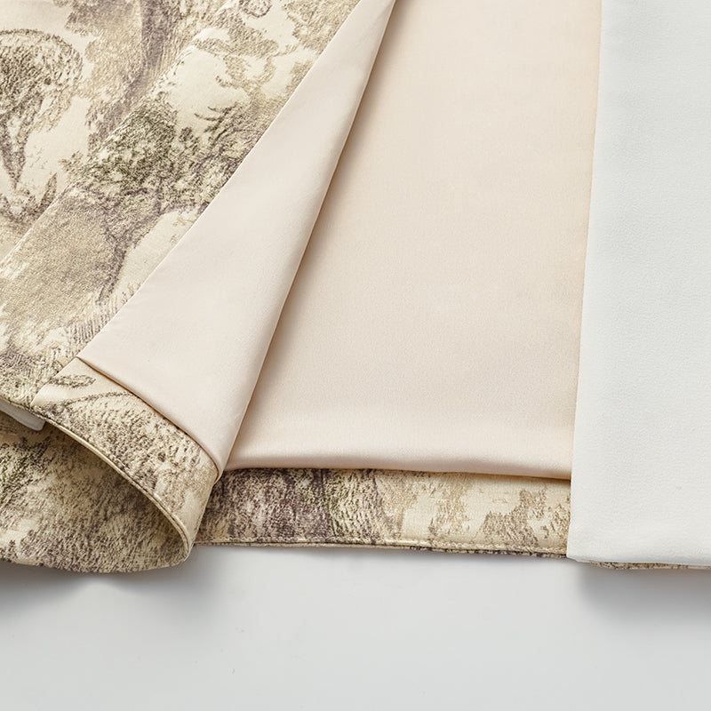 "Imperial Garden Teatime" embroidered silk and wool shawl - green