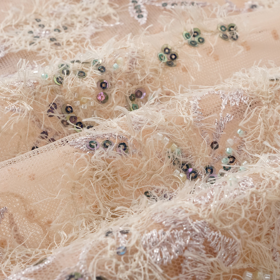 "Imperial Gala." Luxurious lace and beaded Chinese style short-sleeved blouse