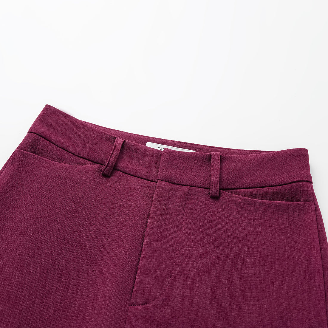 "Westminster Weekdays" Luxe Hemp Acetate Cropped Pants - Saignée