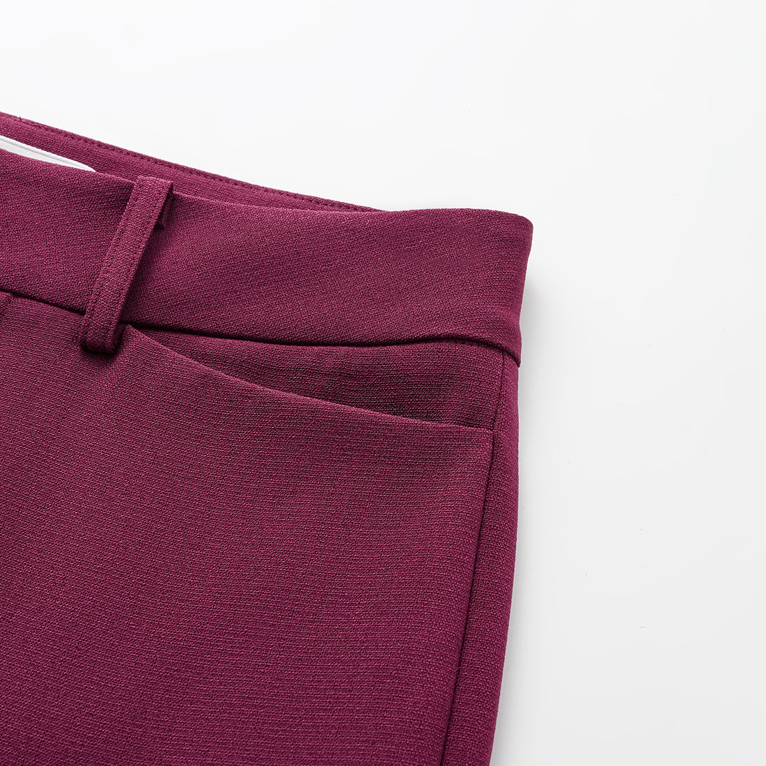 "Westminster Weekdays" Luxe Hemp Acetate Cropped Pants - Saignée