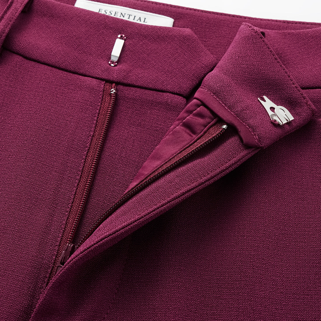 "Westminster Weekdays" Luxe Hemp Acetate Cropped Pants - Saignée