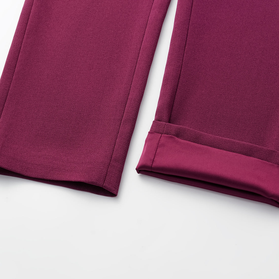 "Westminster Weekdays" Luxe Hemp Acetate Cropped Pants - Saignée