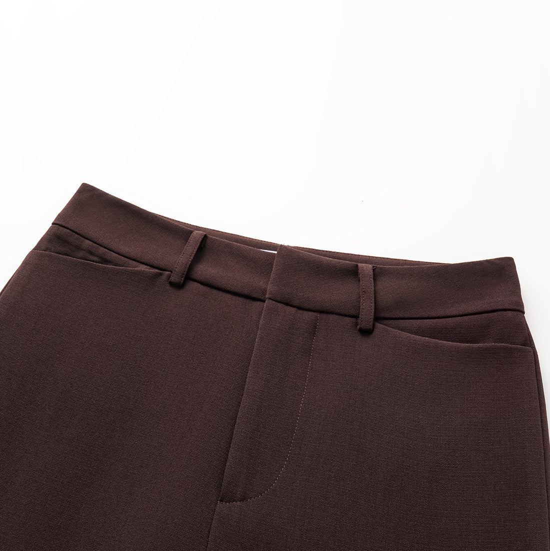 "Westminster Weekdays" Luxe Hemp Acetate Cropped Pants - Margaux