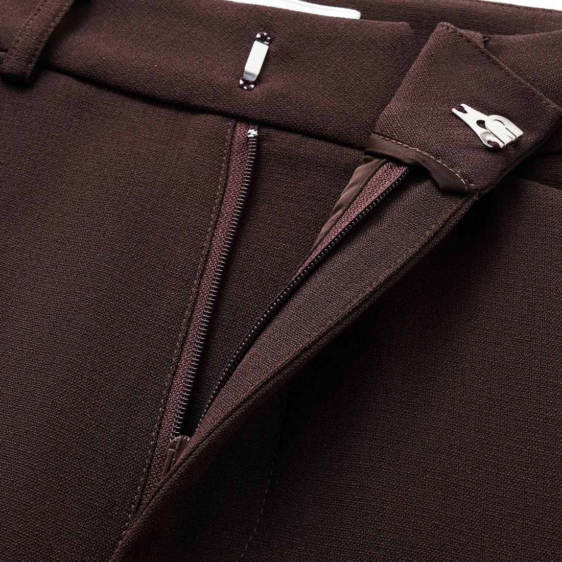 "Westminster Weekdays" Luxe Hemp Acetate Cropped Pants - Margaux