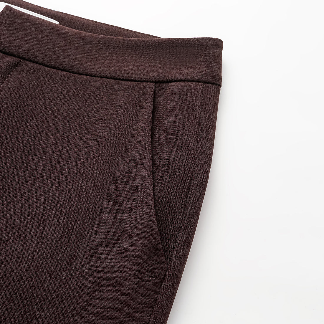 "Westminster Weekdays" Luxe Acetate Flared Pants - Margaux