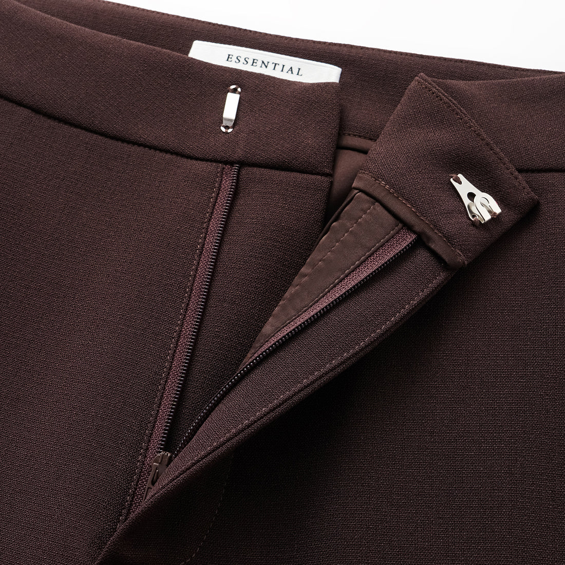 "Westminster Weekdays" Luxe Acetate Flared Pants - Margaux