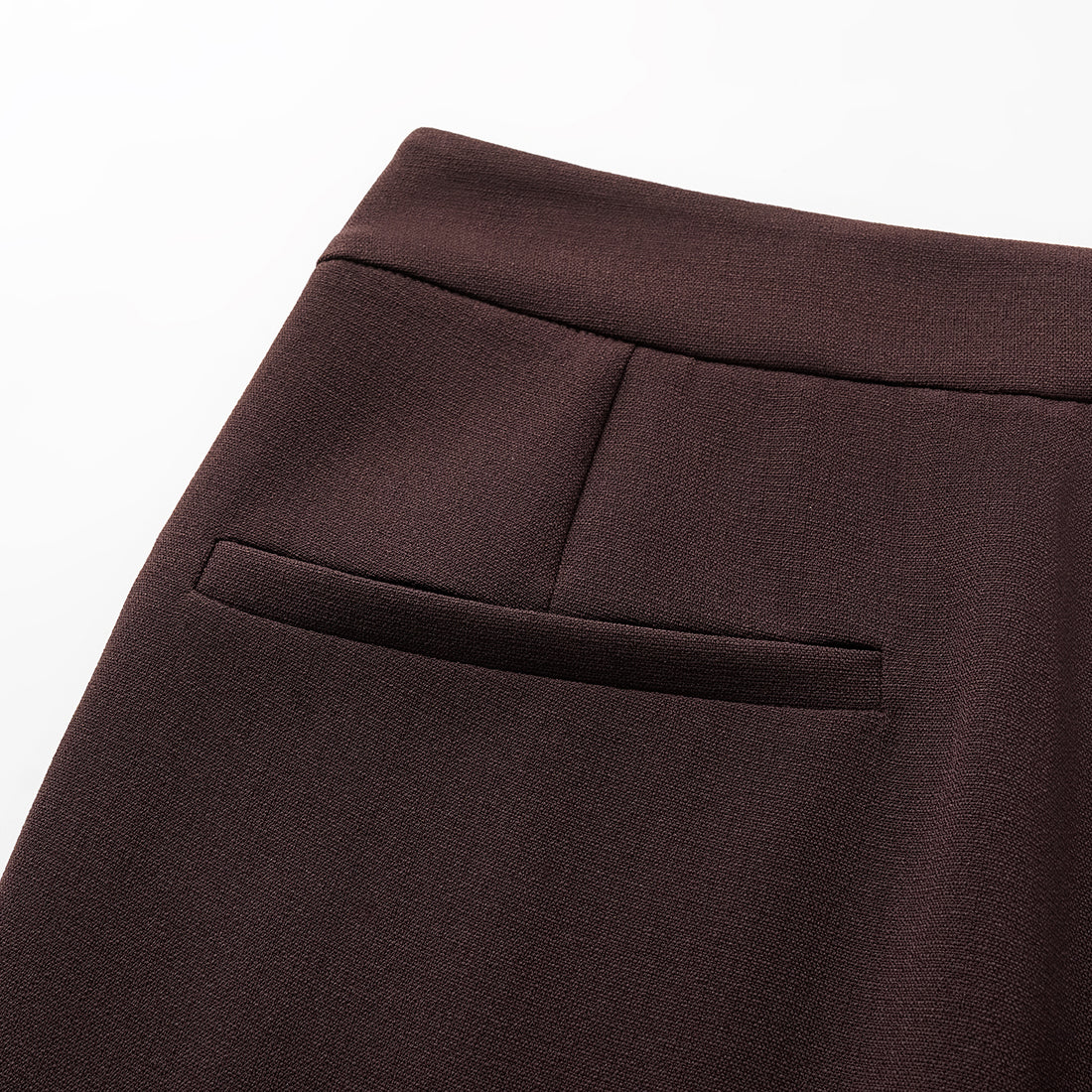 "Westminster Weekdays" Luxe Acetate Flared Pants - Margaux