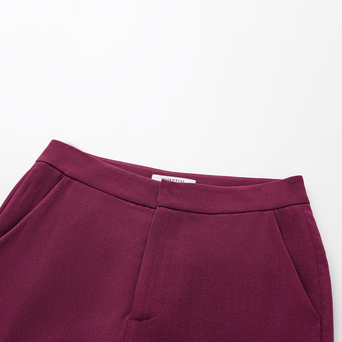 "Westminster Weekdays" Luxe Hemp Acetate Cropped Pants - Margaux