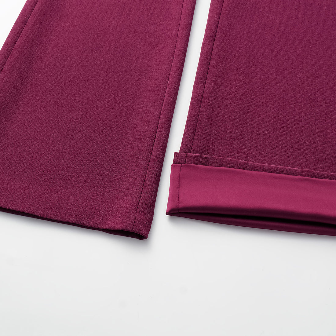 "Westminster Weekdays" Luxe Hemp Acetate Cropped Pants - Margaux