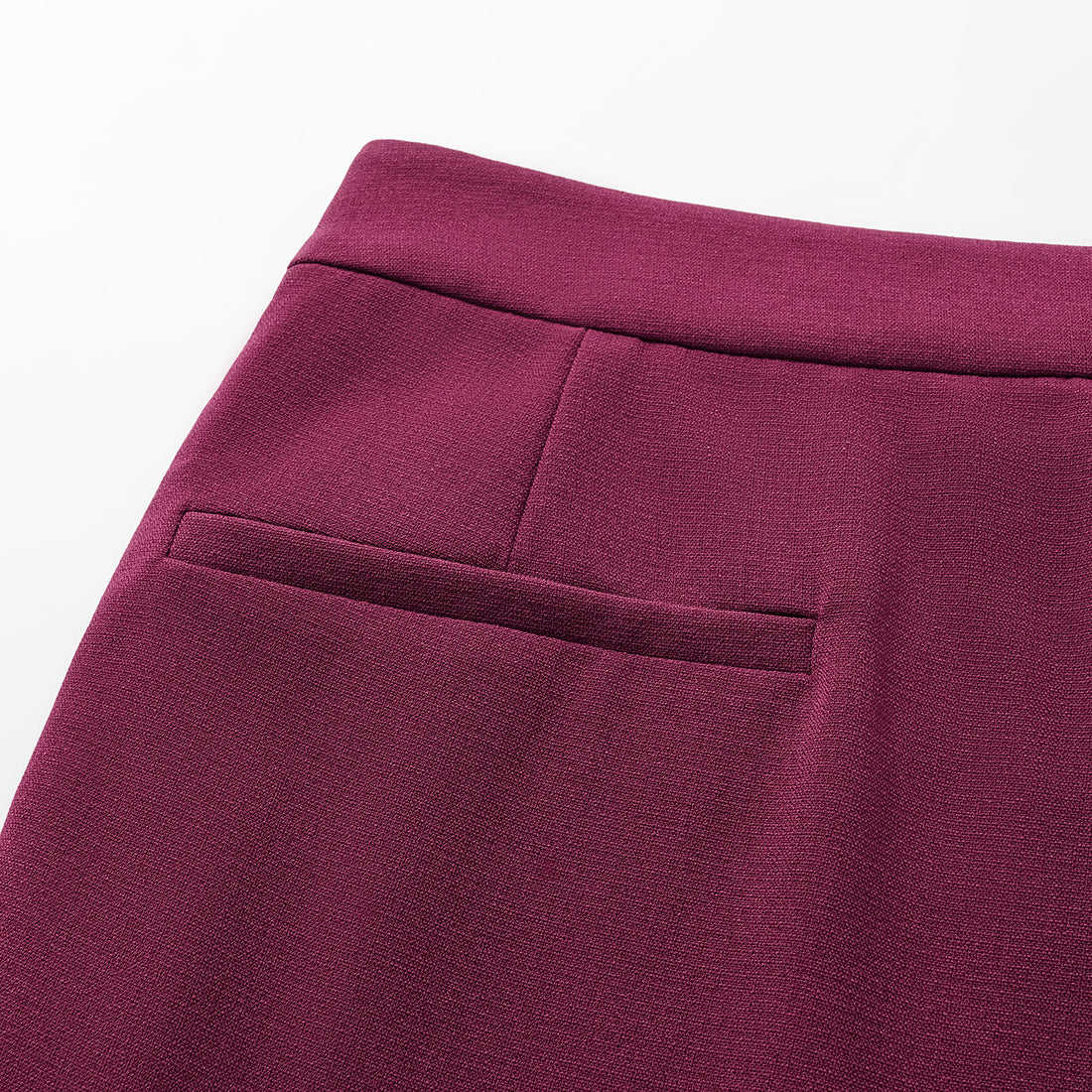 "Westminster Weekdays" Luxe Hemp Acetate Cropped Pants - Margaux