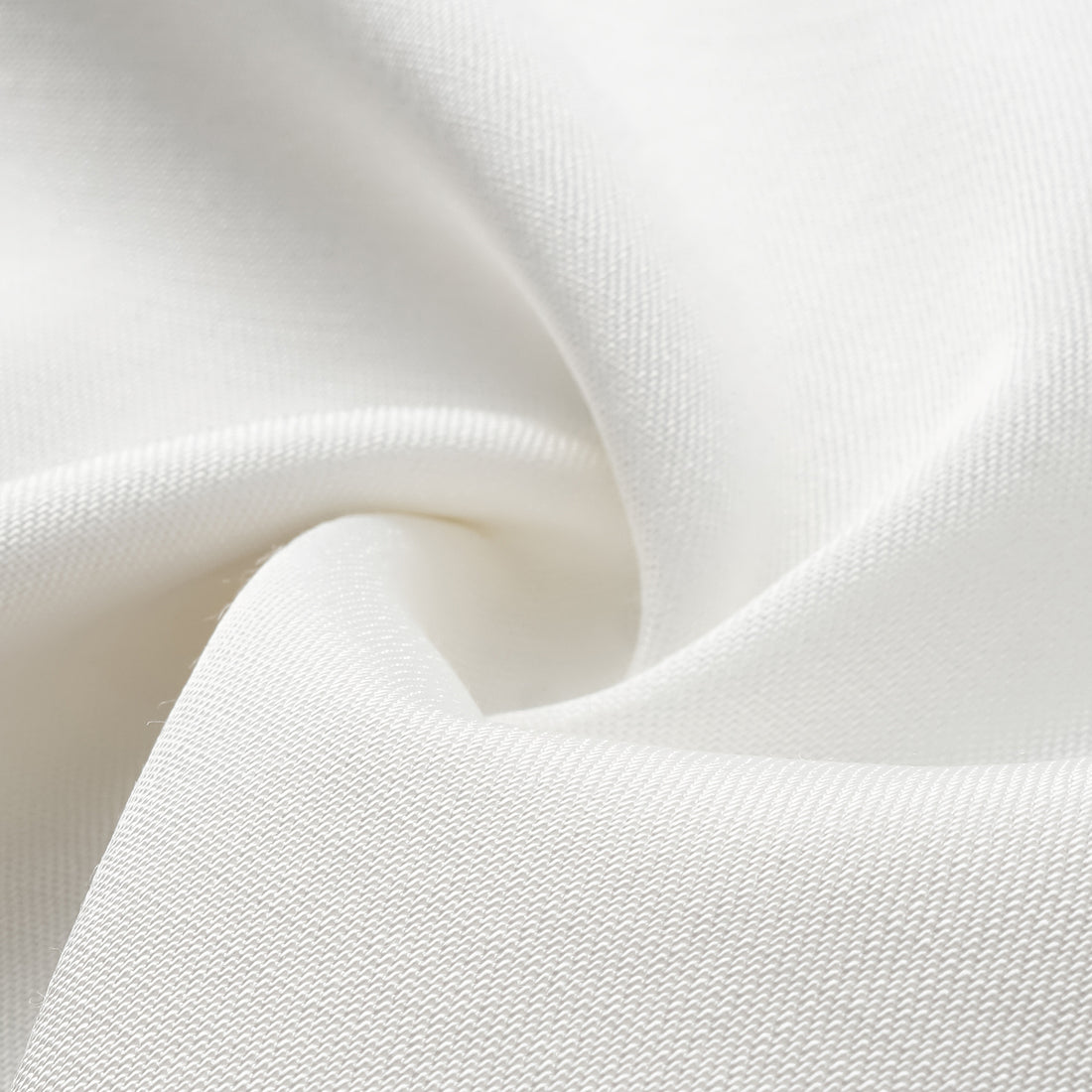 "Speak Sleek" 奢華輕薄麻感肌理醋酸鉛筆裙—Ivory