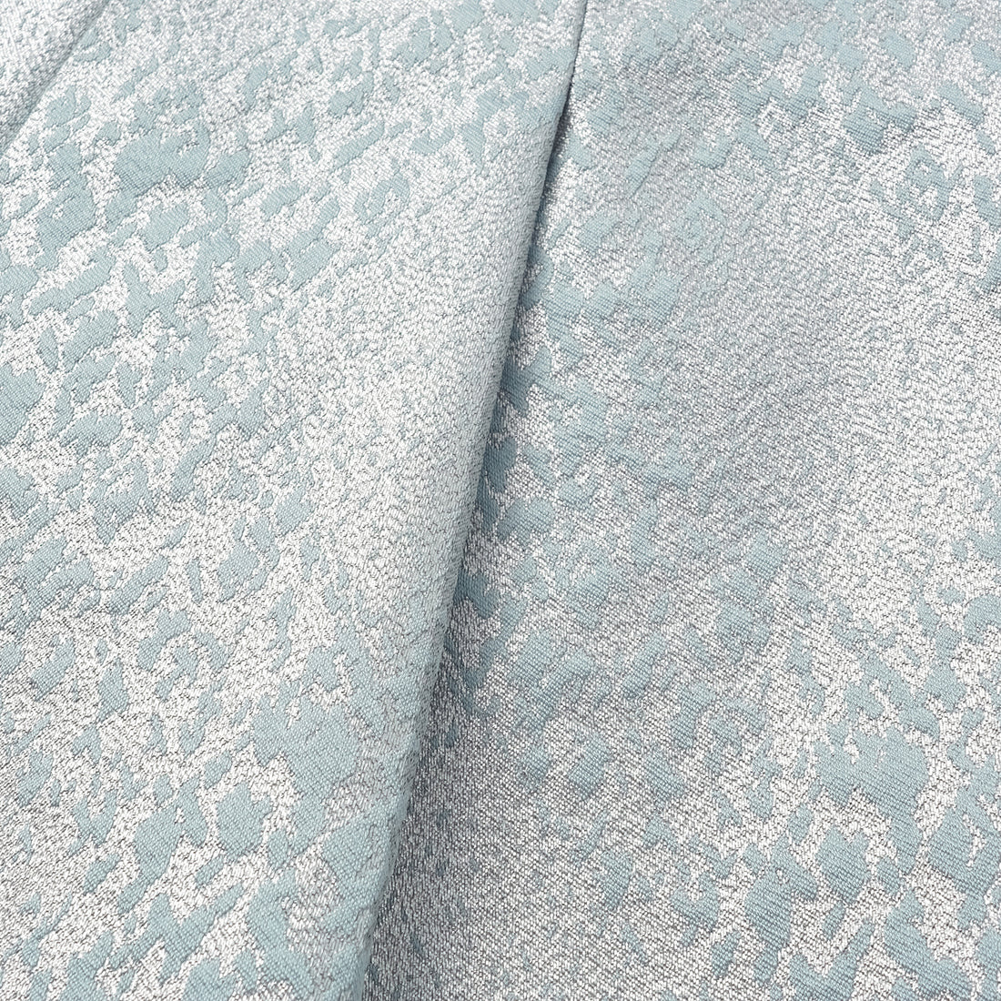 "Spring" Spanish jacquard shorts - Shadow Blue Floating Light