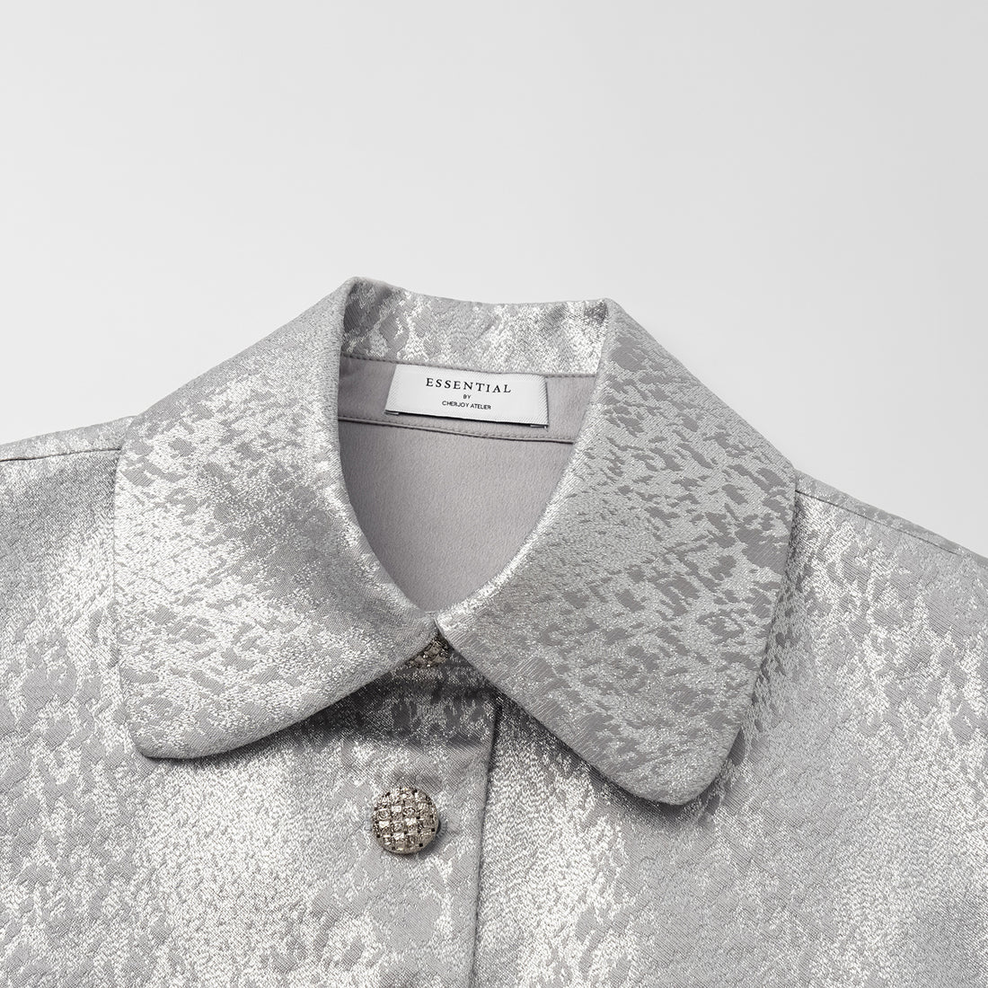 "Spring" Spanish jacquard hunting waistcoat vest - Dusk Purple Cloud Light