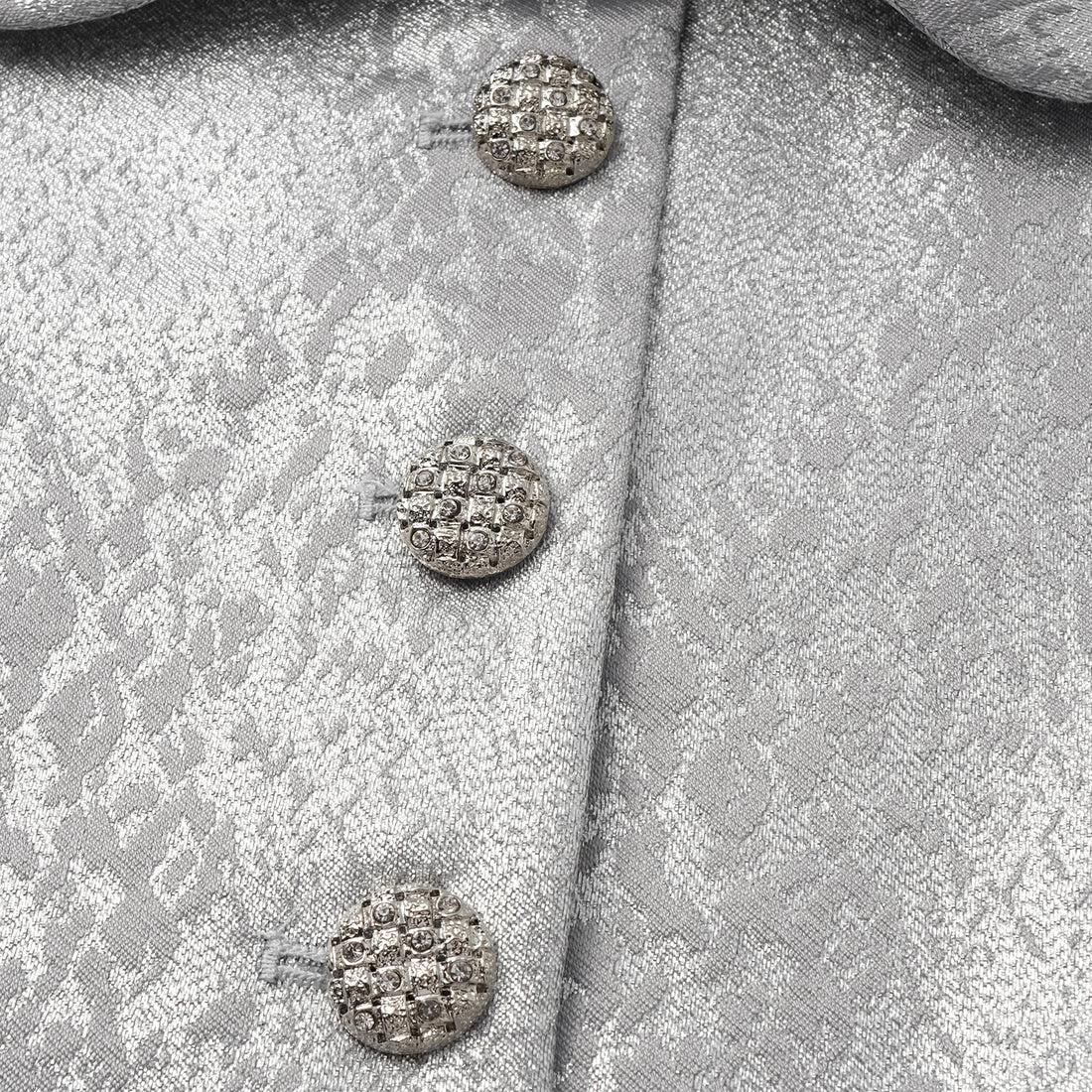 "Spring" Spanish jacquard hunting waistcoat vest - Dusk Purple Cloud Light