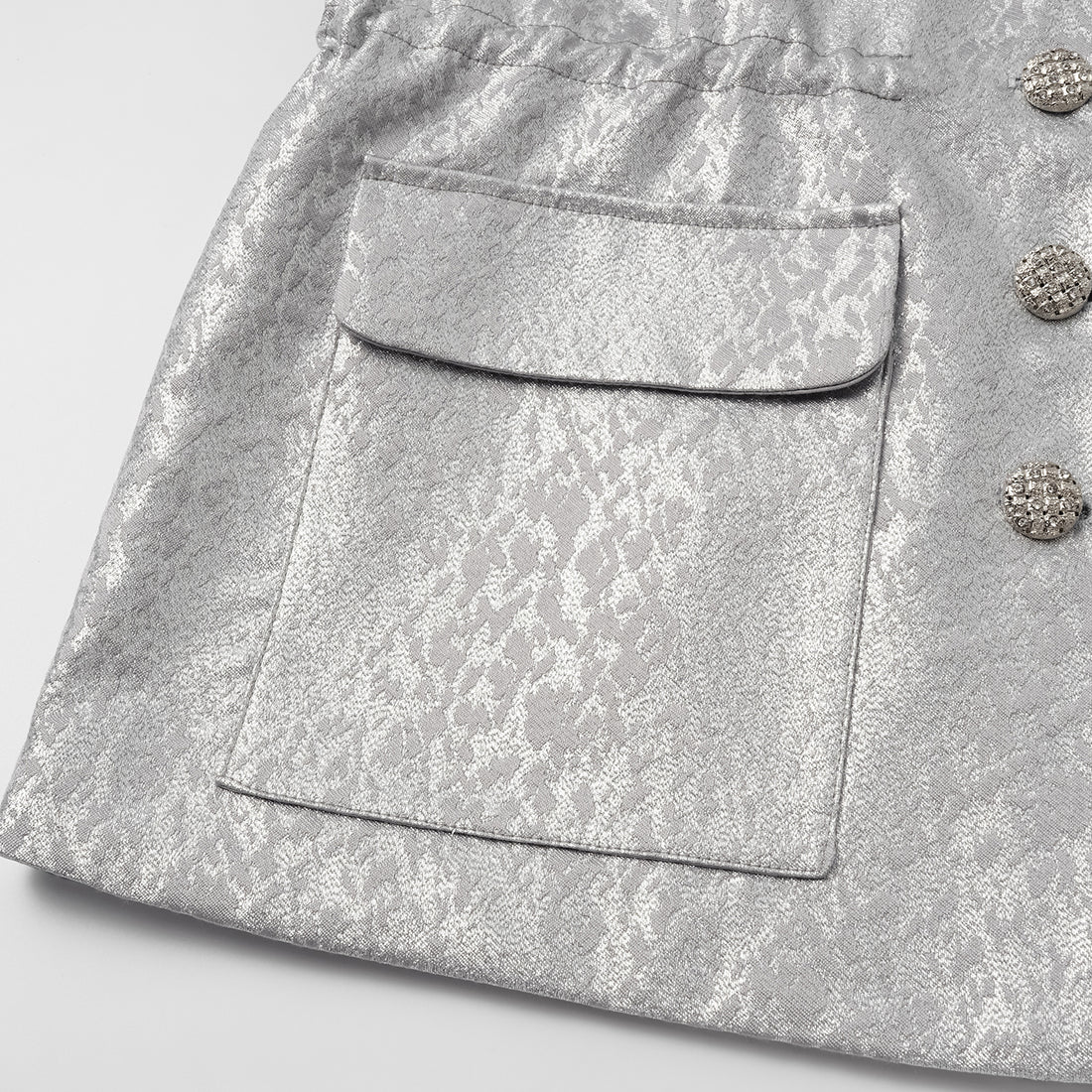 "Spring" Spanish jacquard hunting waistcoat vest - Dusk Purple Cloud Light