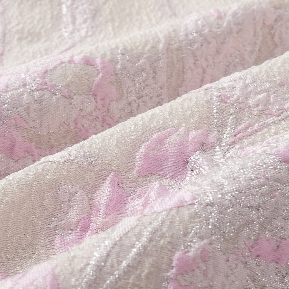 "Spring" Jacquard Shorts - Floating Light and Cherry Blossoms