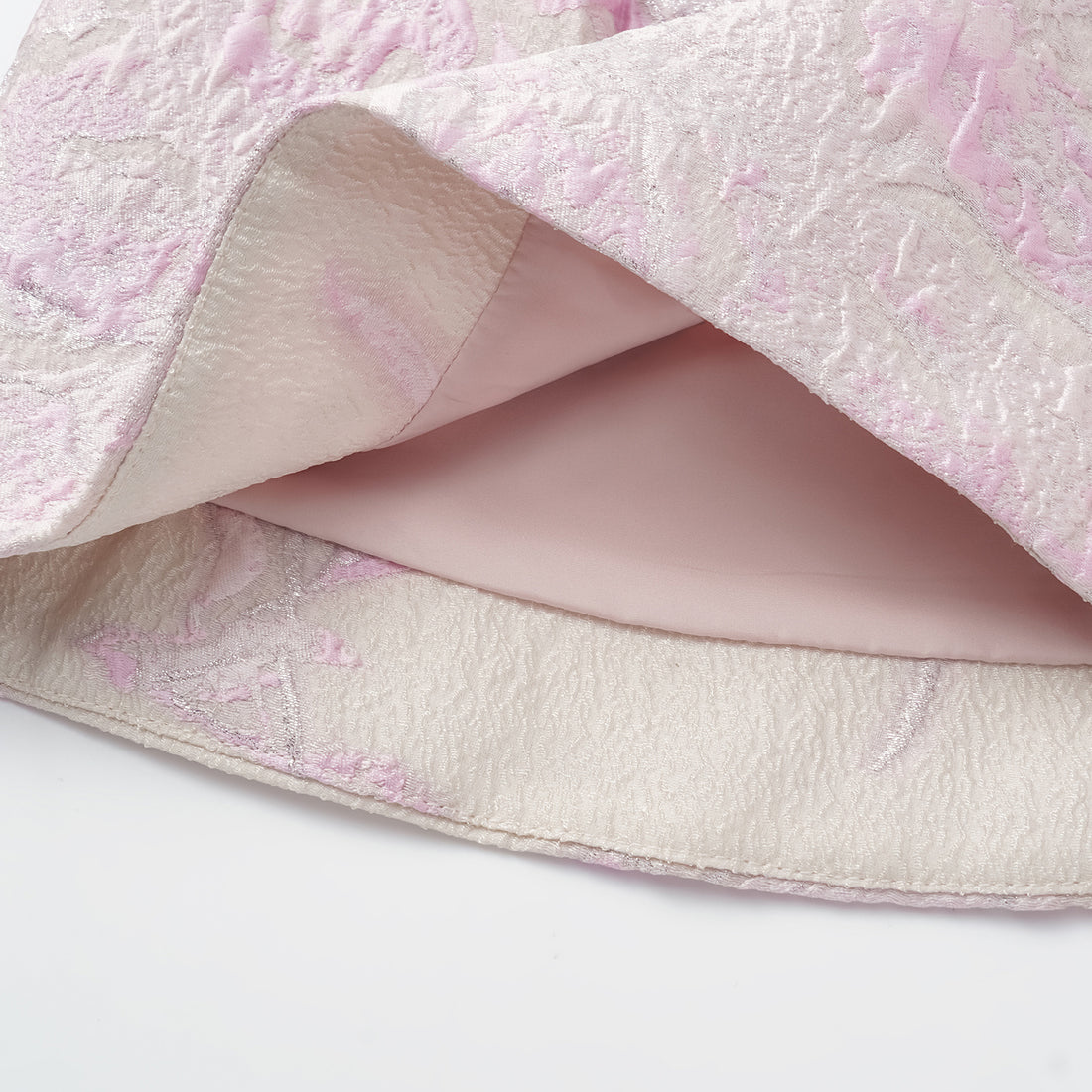 "Spring" Jacquard Shorts - Floating Light and Cherry Blossoms