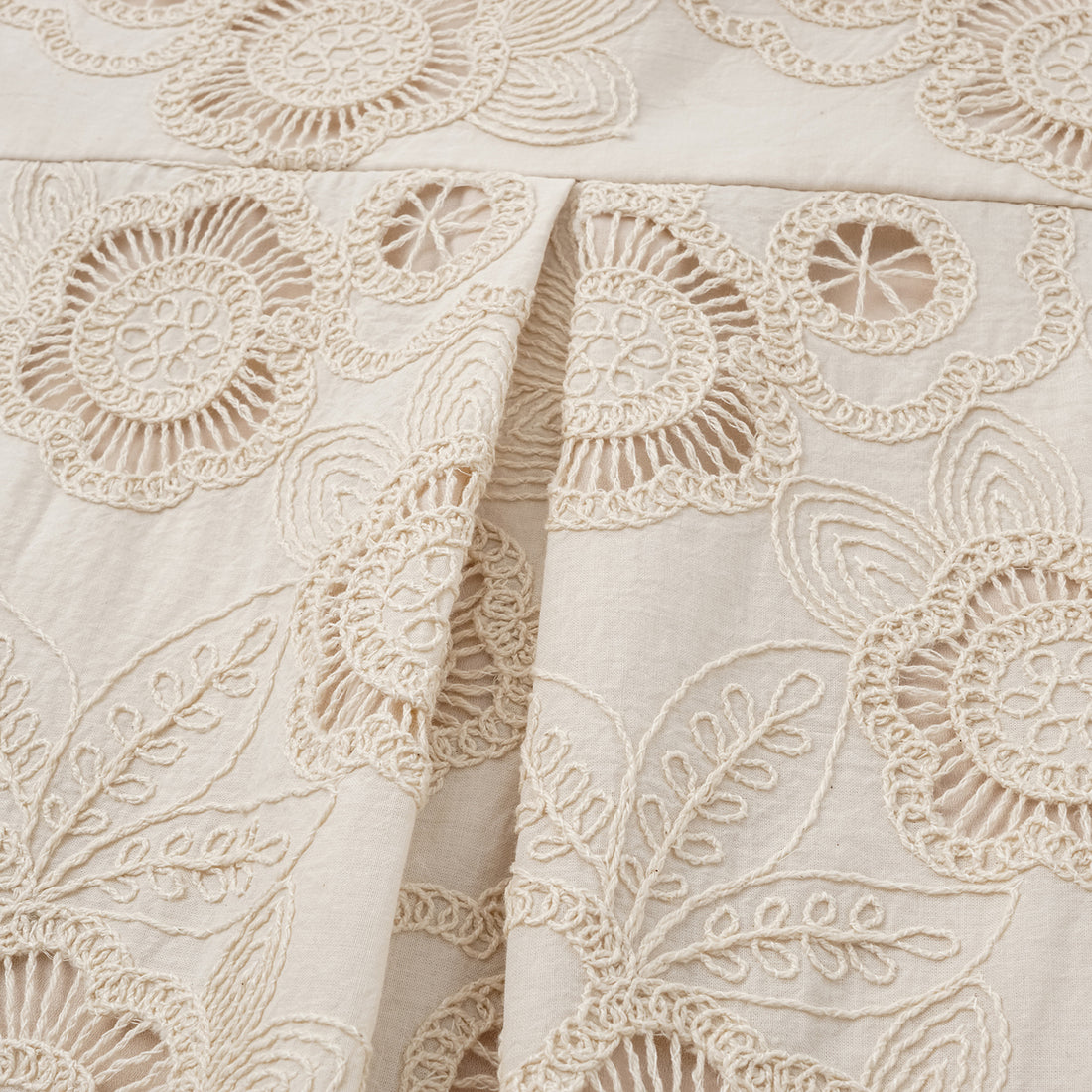 "Lazy and Pretty" Italian Lace Oversized Shirt