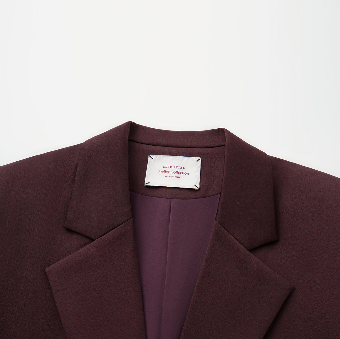 “Westminster Weekdays." 義大利頂級羊毛Oversized西裝外套—Merlot Burgundy梅洛紅酒