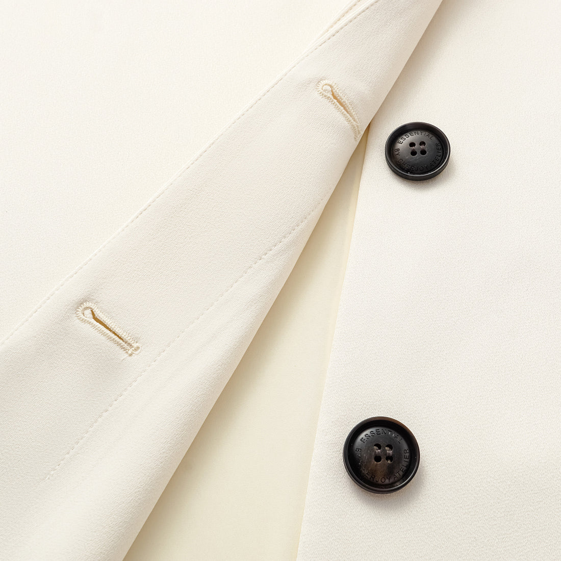 "True Grace" Vintage Crewneck Coat - White