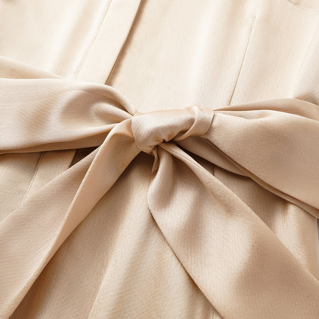 "True Grace." Crystal scale texture acetate shirt dress - nude gold