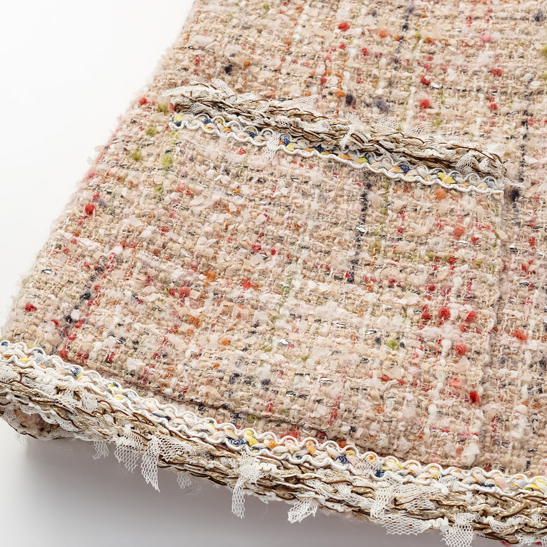 “Chelsea teatime.” Classic No.4 tweed jacket—Berry latte