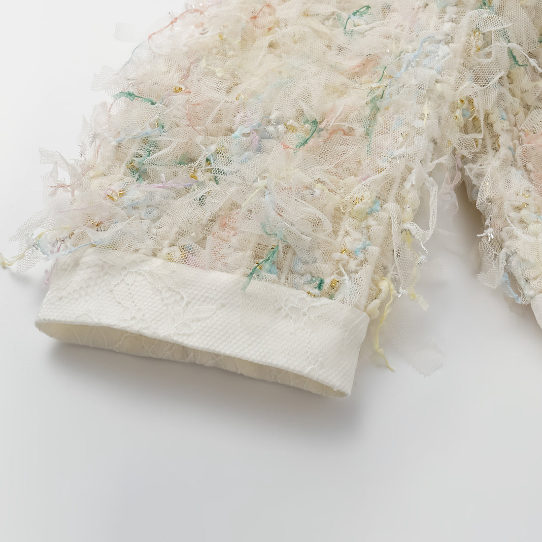"Brunch at Ritz." Special craft lace cardigan—Summer Monet