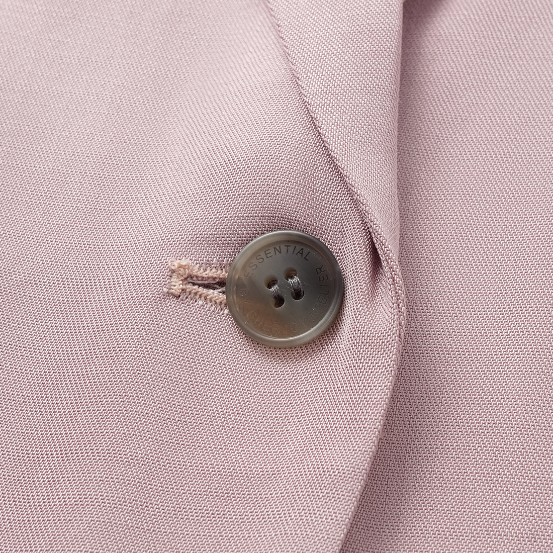 "Speak Sleek" Luxurious Lightweight Hemp Texture Acetate Oversized Suit Jacket—Pink