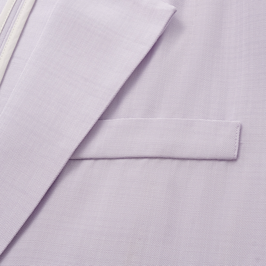 "Speak Sleek" Luxury Lightweight Linen Textured Acetate Oversized Suit Jacket—Lilac