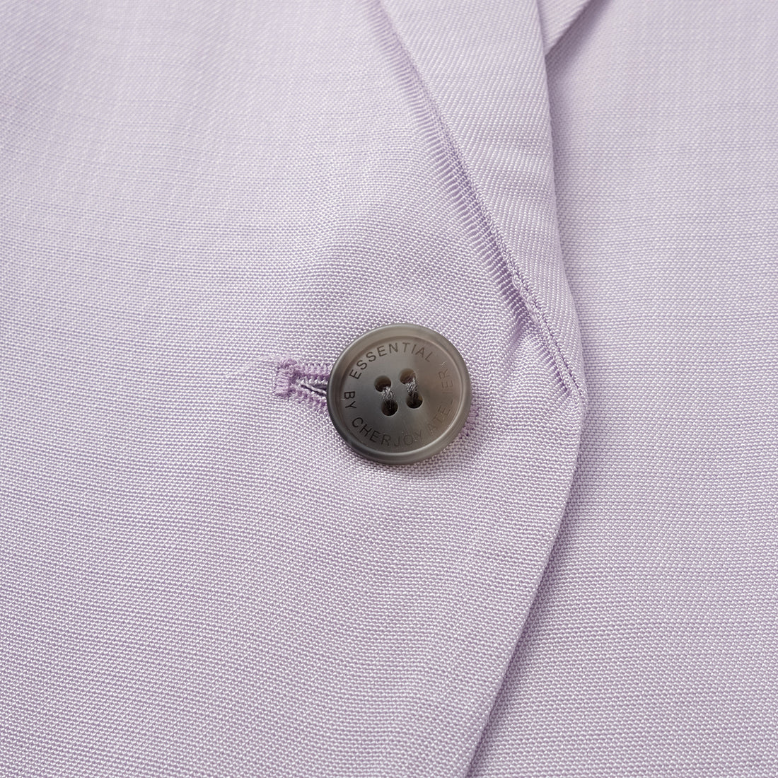 "Speak Sleek" Luxury Lightweight Linen Textured Acetate Oversized Suit Jacket—Lilac