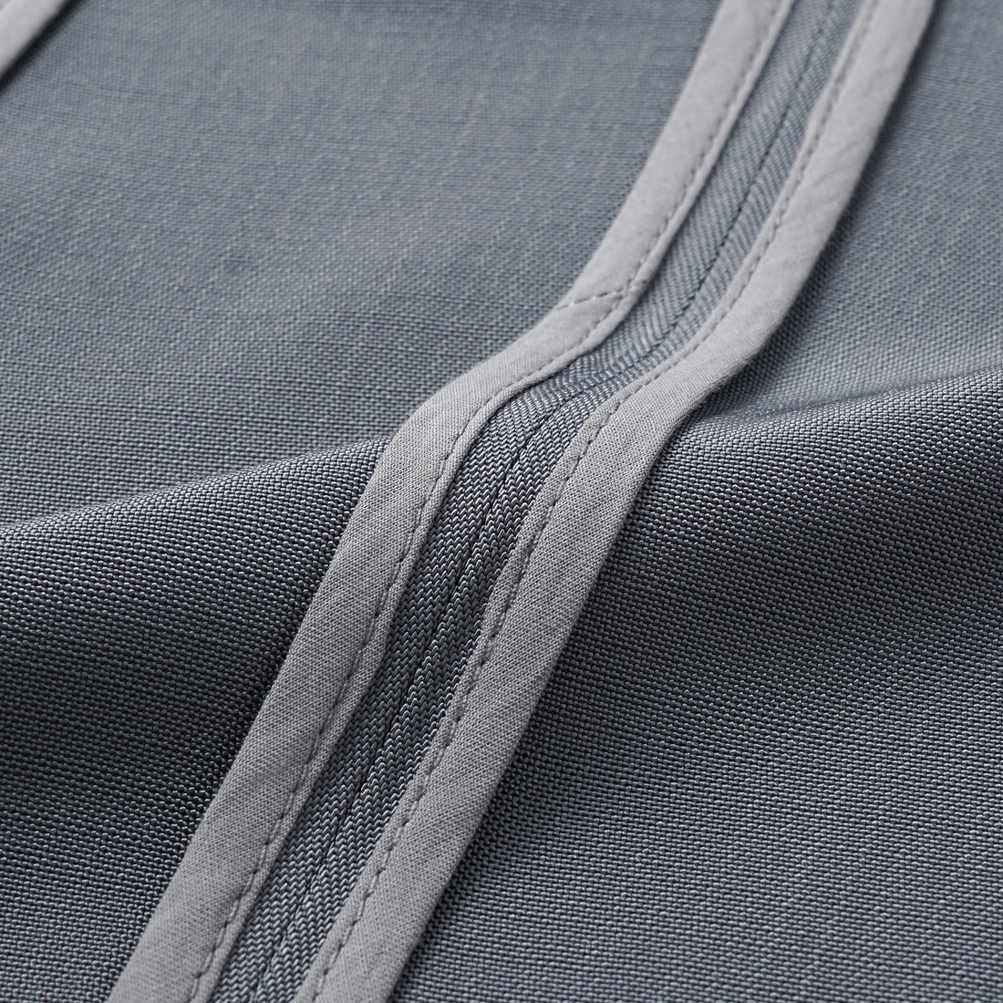 "Speak Sleek" Luxurious Lightweight Hemp Texture Acetate Oversized Suit Jacket—Cloud