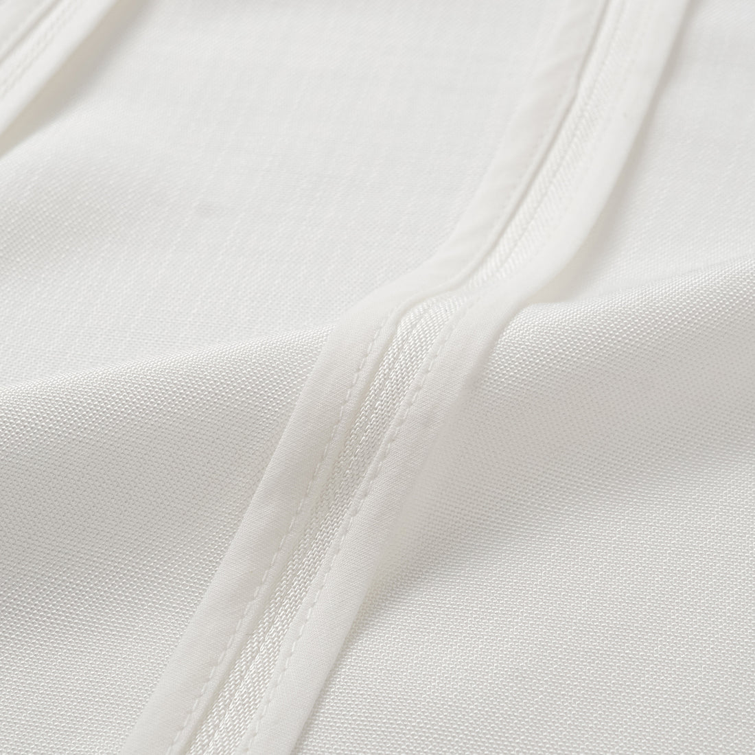 "Speak Sleek" Luxurious Lightweight Hemp Texture Acetate Oversized Suit Jacket—Ivory