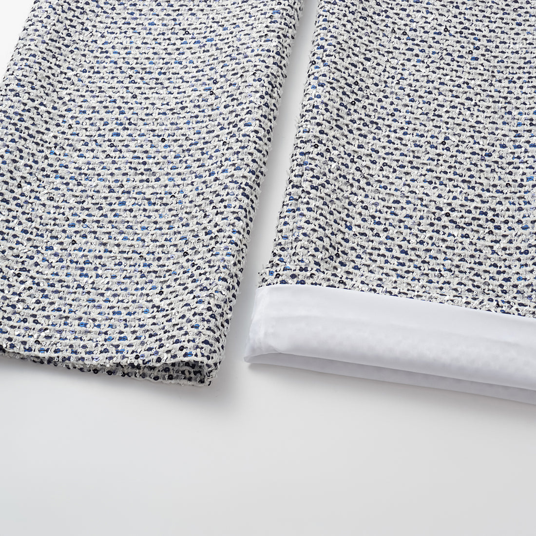 "Westminister Weekdays" Lightweight Tweed Tailored Wide Pants - Rational