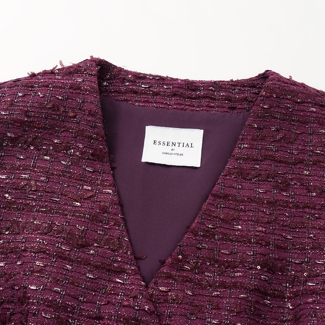 "Westminister Weekdays" Light Tweed Tie-Drawstring Suit Vest - Romance